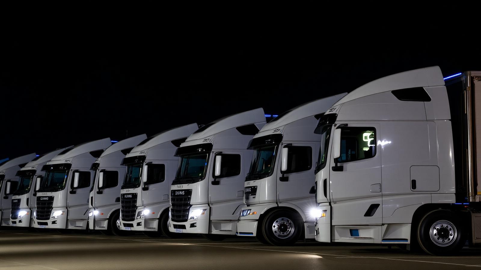 TWY Transportation fleet of trucks